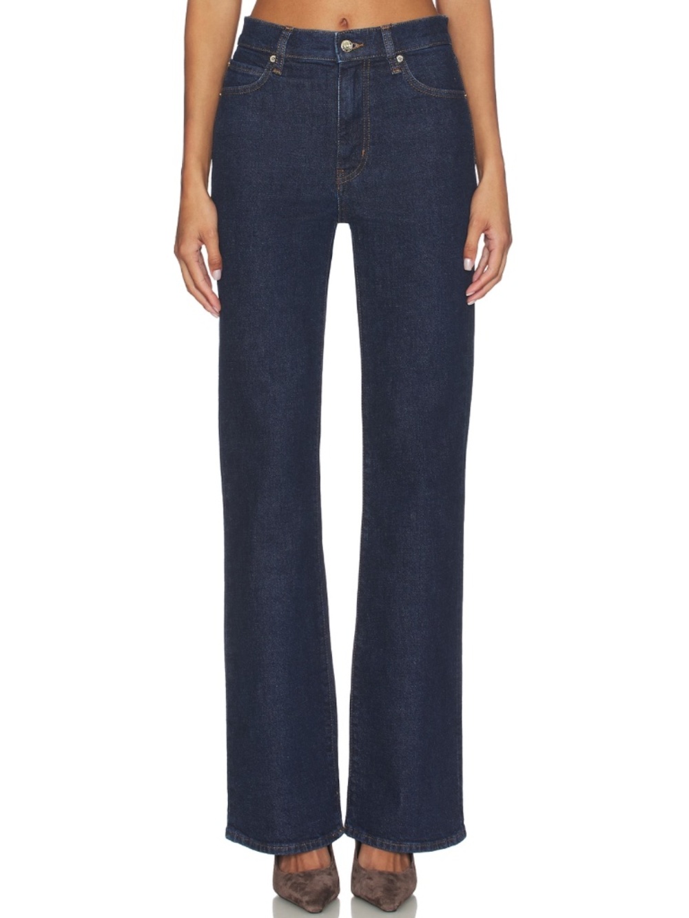 NWT Frame The Arrow in Dark Wash Taboo Jeans Size 26